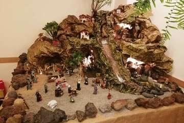 Alegría en El Roque Azucarero en la bienvenida a la Navidad (Foto TA)